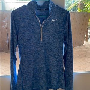 blue nike drift quarter zip